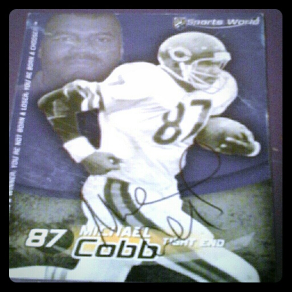 Autographed On Card Michael Cobb football card - Picture 1 of 1